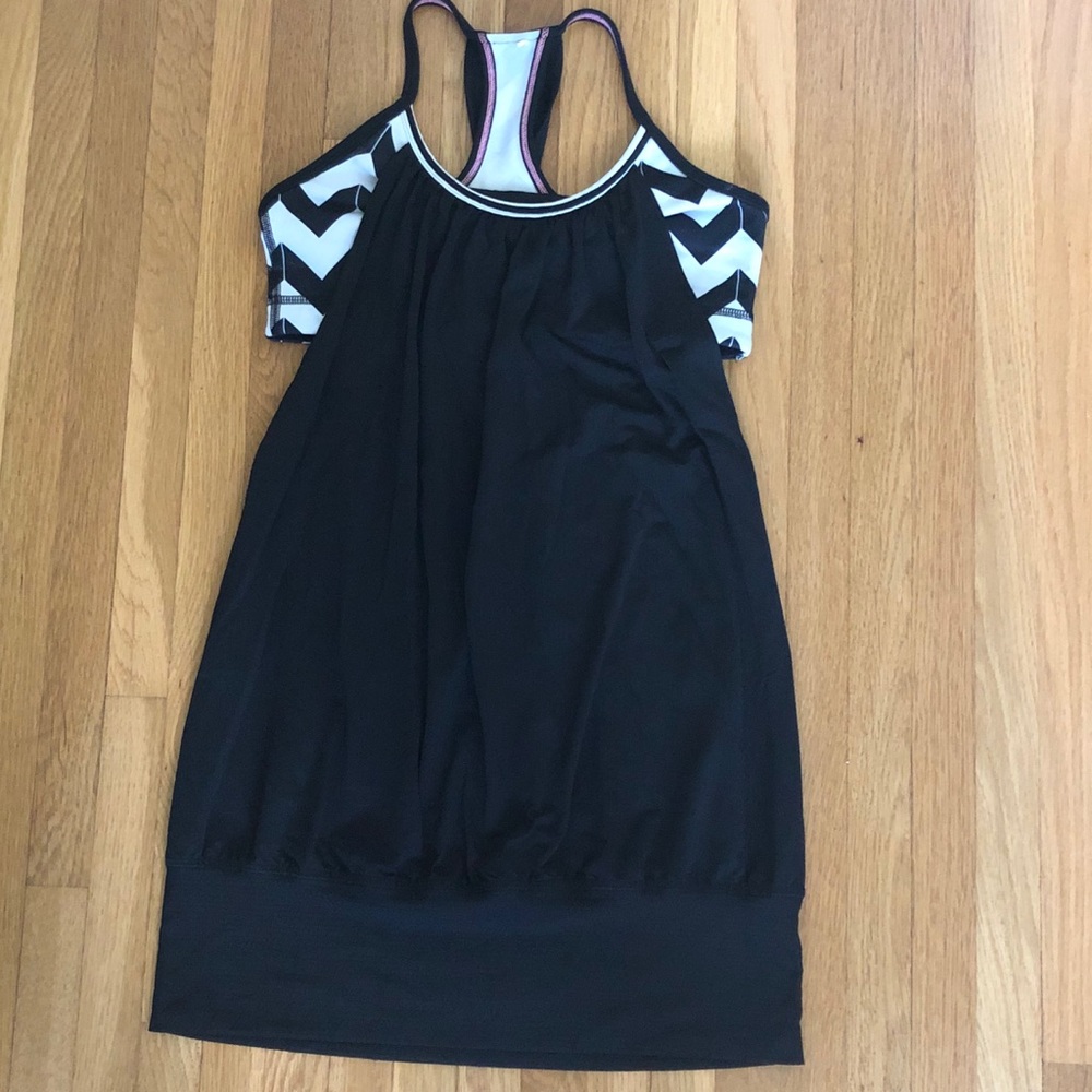 lululemon athletica Black and White Tank Top